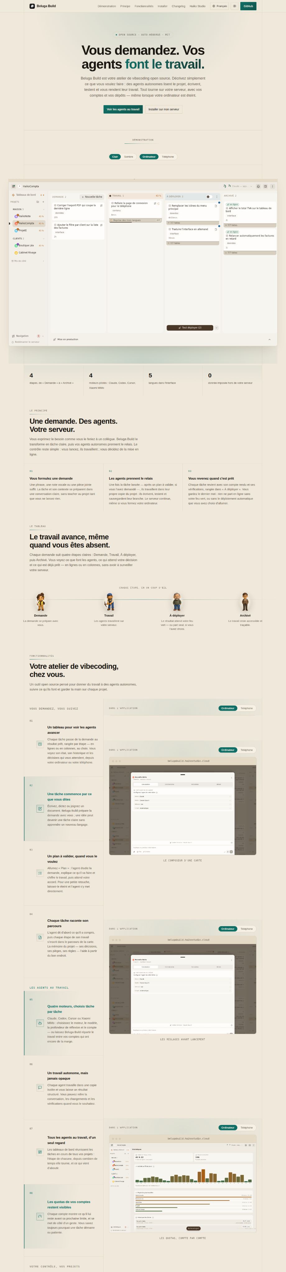 Capture du site Beluga Build